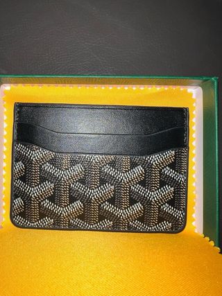 Portacarte Goyard marrone