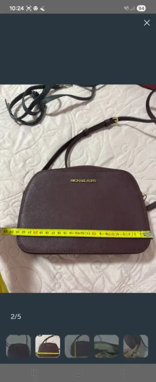 Bolso Michael Kors Jet Set Burdeos