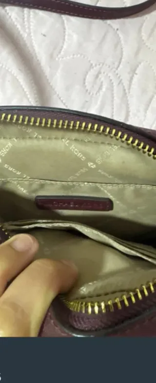 Bolso Michael Kors Jet Set Burdeos