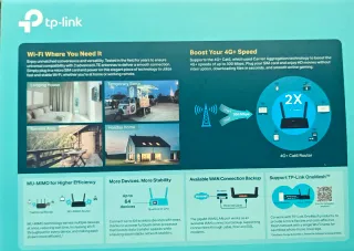 Router TP-Link Archer MR600 4G+ AC1200 Dual Band