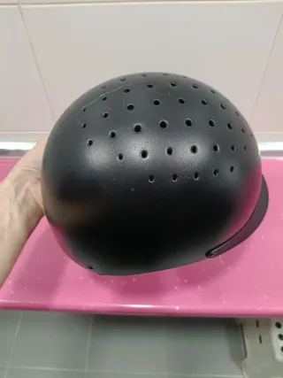 Casco de hípica negro