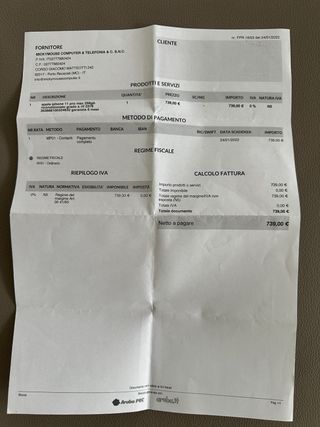 iPhone 11 Pro Max 256 GB Nero