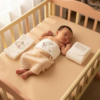 Ombligueros para bebé recién nacido, con bordados,