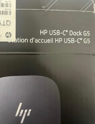 Dock HP USB-C G5 sin abrir