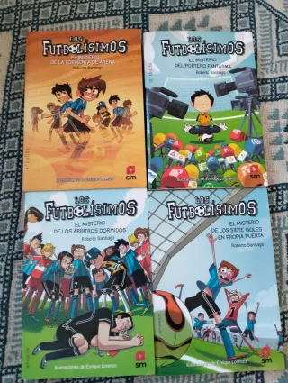 Pack libros Futbolisimos 1,2,3 y 13