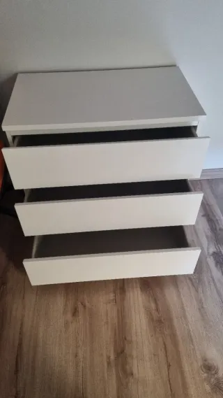 Cómoda 3 cajones Ikea blanca