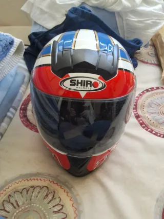 Casco Moto Shiro Bulldog Nuevo con funda incluida.