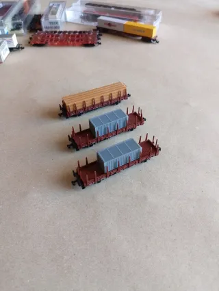 Lote 3 vagones HOBBYTRAIN