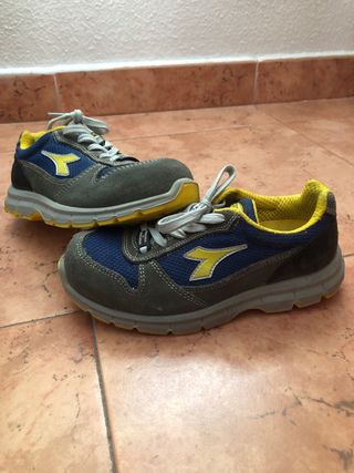 Zapatos de seguridad Utility Diadora Azul y Gris