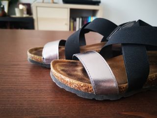 Sandalias Hush Puppies Plataforma Cruzadas