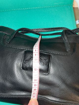 Borsetta Vera Pelle Nera