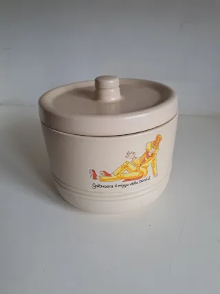 Biscottiera Galbusera in ceramica