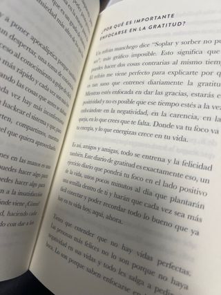 Diario de gratitud