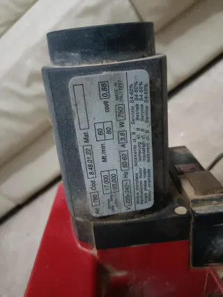 Sierra de cinta Femi. Afectada por Dana.