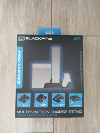 Base Carga BLACKFIRE PS4 Multifunción