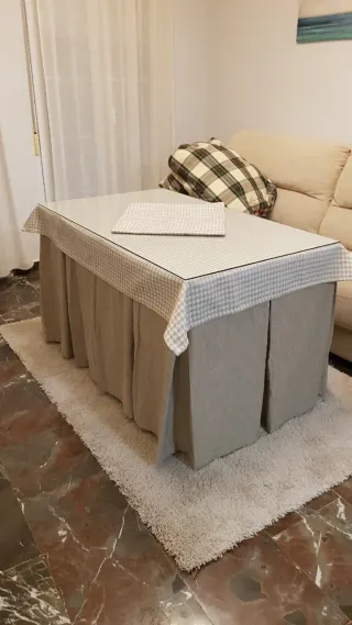 Mesa camilla rectangular