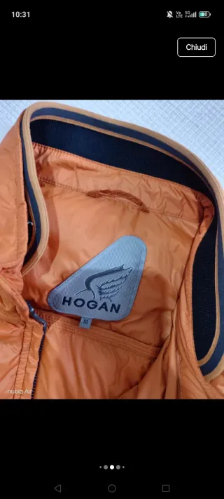 Gilet Hogan Uomo Arancione