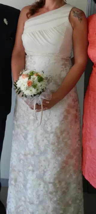 Vestido de Novia Crudo Ceremonia Civil