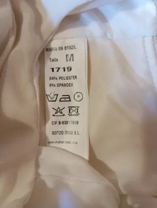 Vestido de Novia Crudo Ceremonia Civil