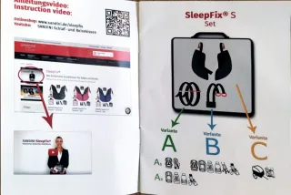 Sandini SleepFix S - Cojín Seguridad Bebé