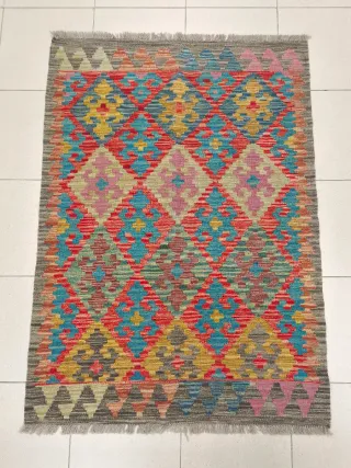 Tappeto Kilim afgano 119x84 cm lana