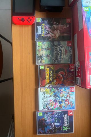 Nintendo Switch + 6 Juegos
