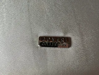 Pochette argento con catena