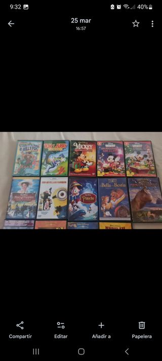 Lote 28 Películas DVD Variadas Disney