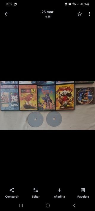 Lote 28 Películas DVD Variadas Disney