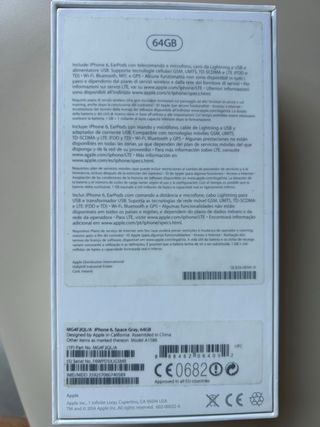 iPhone 6 64GB Gris Espacial