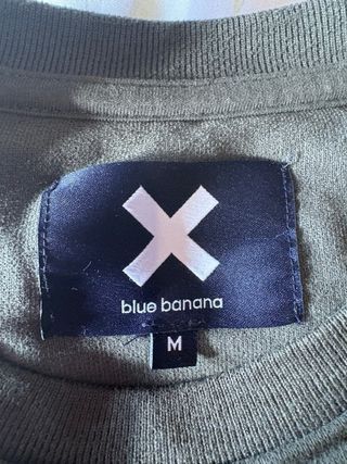 Sudadera Blue Banana Verde Talla M