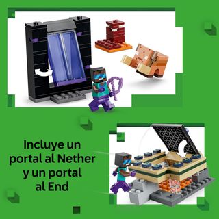 LEGO Minecraft El Viaje por el Portal Nether