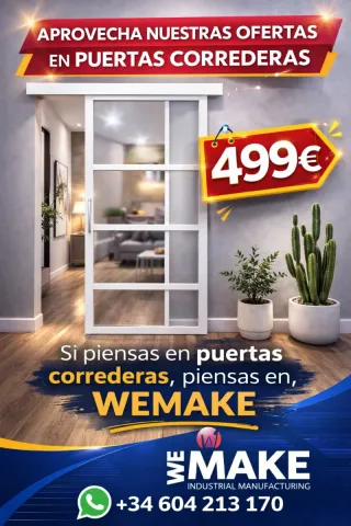 Puerta corredera industrial