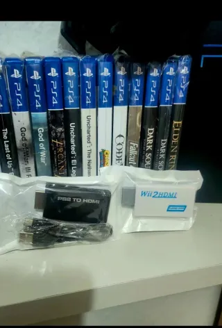Adaptadores HDMI PS2 y Wii