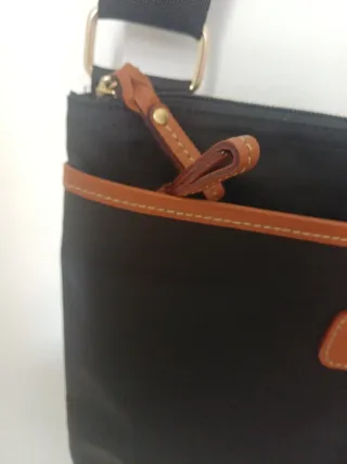 Bandolera Bric's X-Bag Negra y Marrón