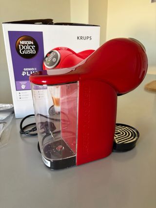 Cafetera Krups Genio S Plus Roja Automática