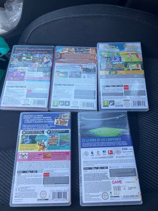 Pacchetto 5 Giochi Nintendo Switch: Mario, FIFA, Pokémon
