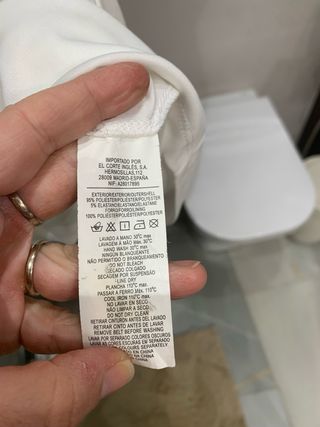 Vestido Zendra blanco roto con volantes