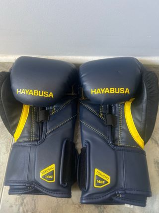 Guantes Hayabusa T3 14oz Azul/Amarillo