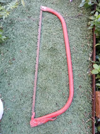 Sierra de podar roja