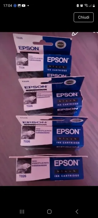 Cartucce Epson T026 Nero n.4