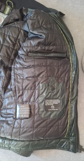 Cazadora Reset hombre verde eléctrico