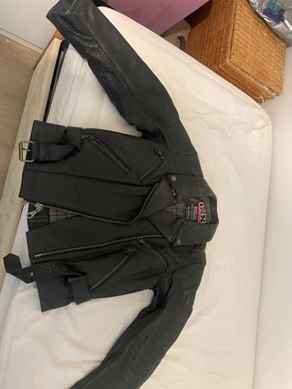 Chaqueta de cuero para moto