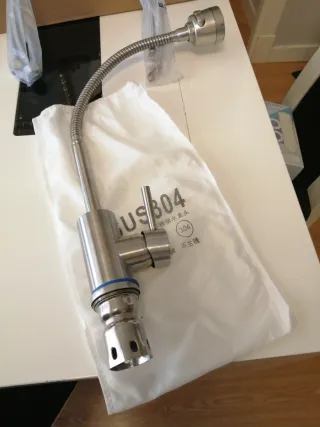 Grifo de cocina flexible SUS304 no ago envios