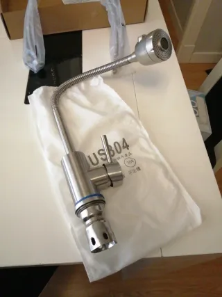 Grifo de cocina flexible SUS304 no ago envios