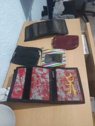 Lote 5 Carteras/Monederos