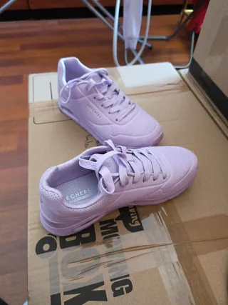Bambas Skechers Lilas Talla 36