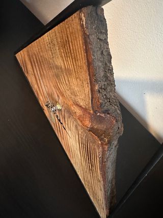 Orologio di Design Artigianale in Legno e Metallo