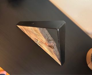 Orologio di Design Artigianale in Legno e Metallo