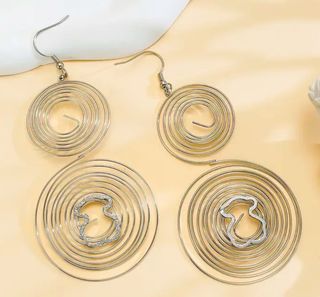 Pendientes Tous Espiral Plata